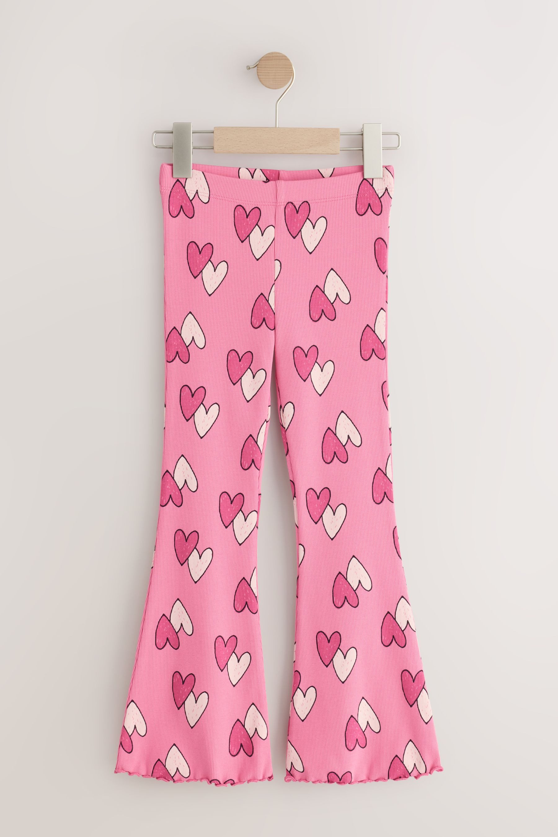 Next Leggings Gerippte Leggings mit ausgestelltem Bein (1-tlg) – Bild 4 von 5