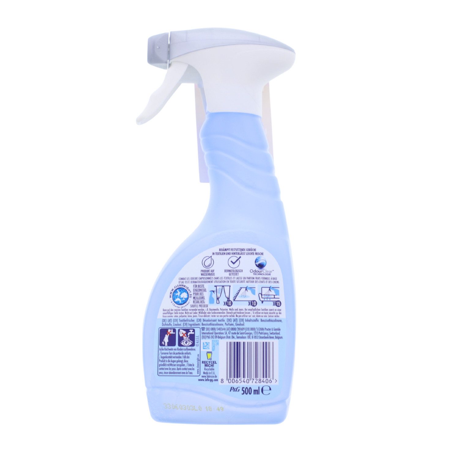 Febreze Textilerfrischer 2 x Febreze Textilerfrischer je 500ml Lenor Goldene Orchidee Frische e