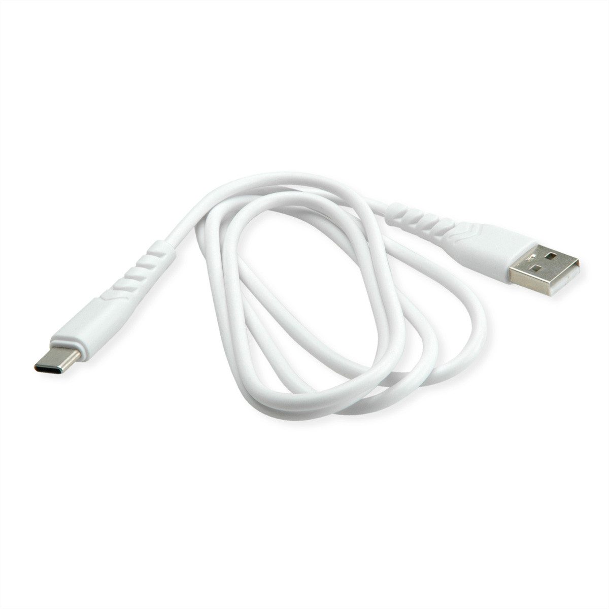 BIOnd USB-A to USB-C 1m white Recycled Plastic USB-Kabel, USB Typ C (USB-C) Männlich (Stecker), USB 2.0 Typ A Männlich (Stecker) (100.0 cm)
