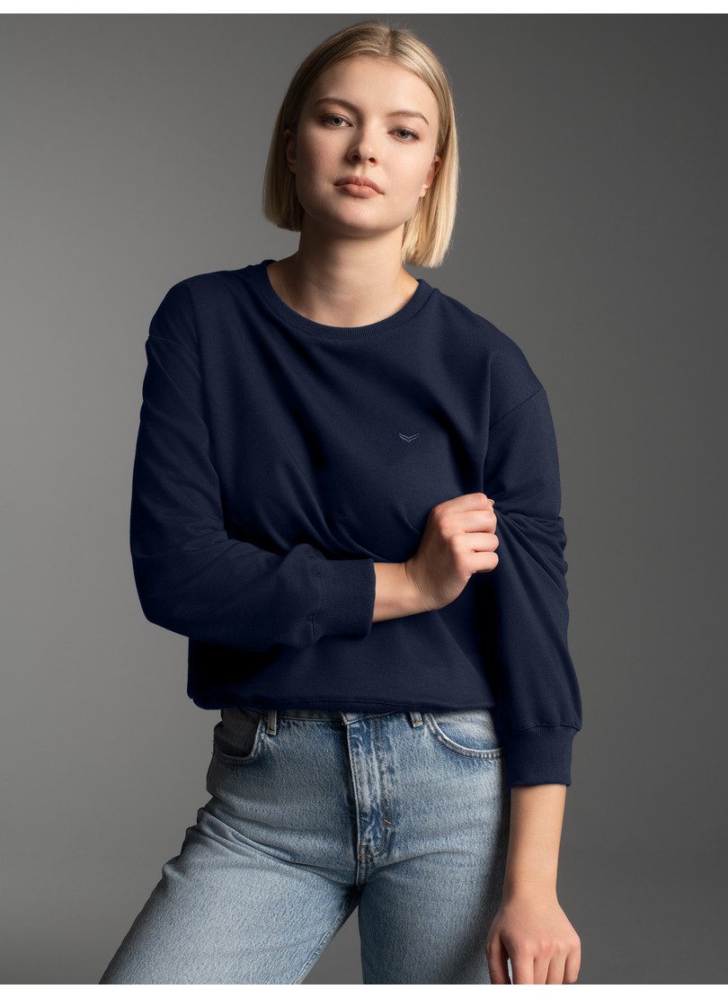 Trigema Sweatshirt TRIGEMA Dünnes Sweatshirt