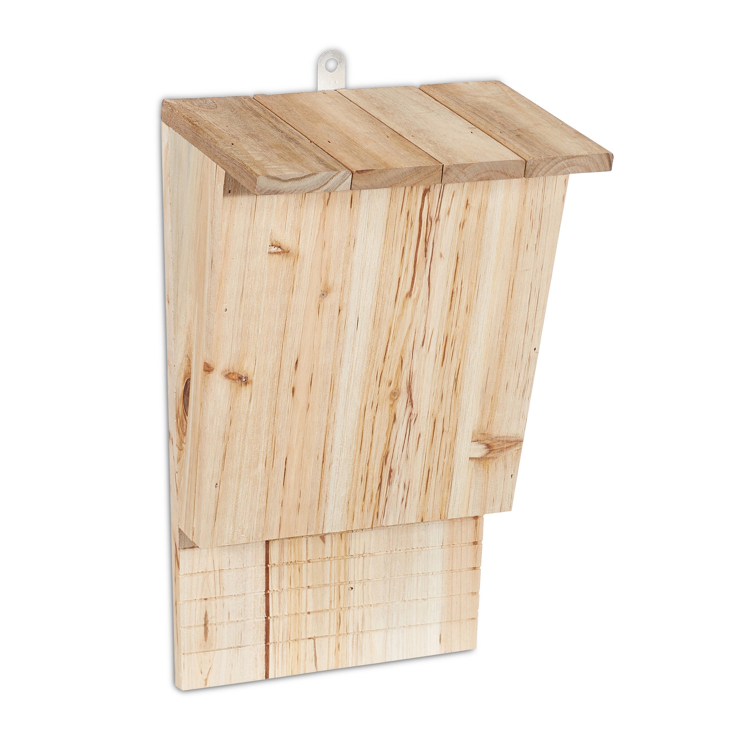 relaxdays Vogelhaus Fledermauskasten aus Holz günstig online kaufen