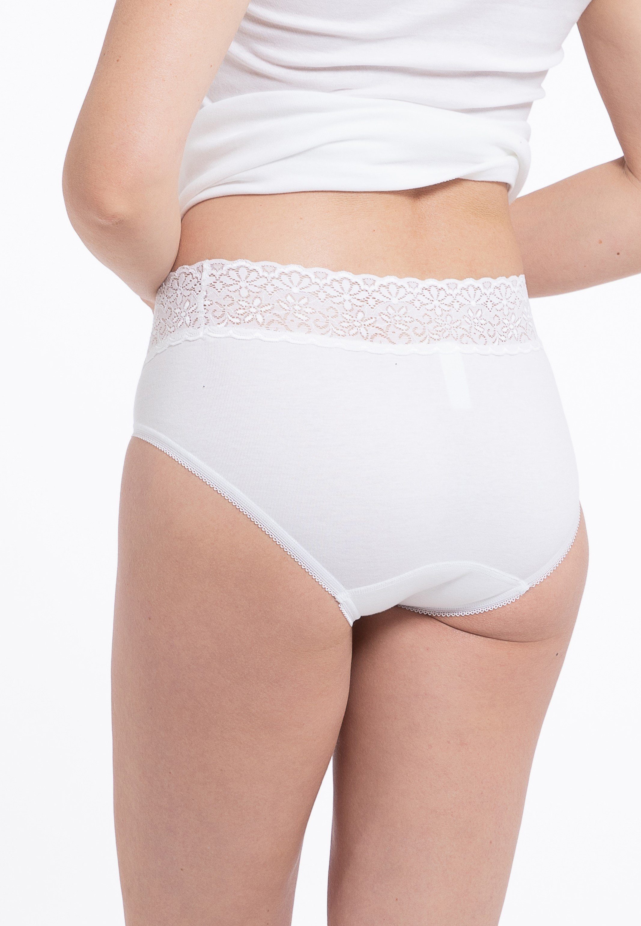 Speidel Taillenslip 5er-Pack Natalie (Spar-Set, 5-St) Taillen Slip - Baumwolle - Verspielter Spitzenbund als Hingucker