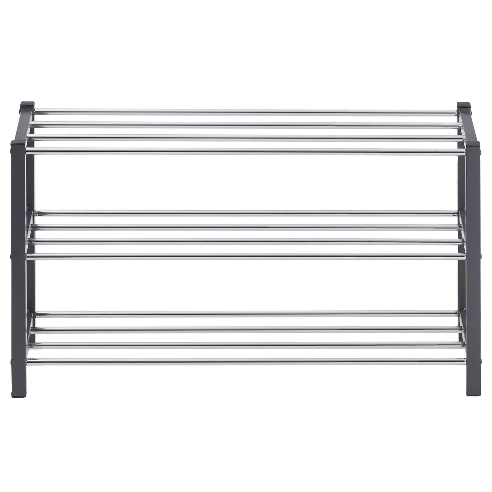 IDIMEX Schuhregal DUBLIN, Schuhständer mit 3 Ablagen, 80cm breit Schuhaufbe günstig online kaufen