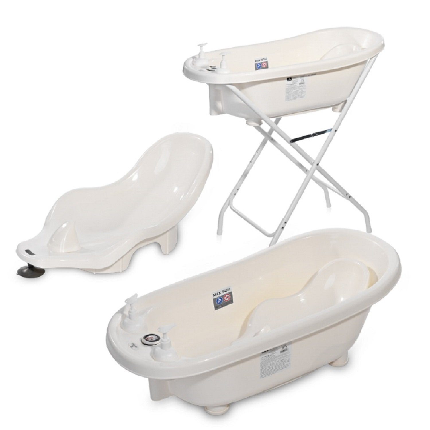 Lorelli Babybadewanne Babybadewannen-Set 88 cm, Babybadewanne 88 cm Badesit günstig online kaufen
