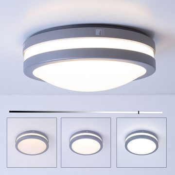 etc-shop LED Wandstrahler, LED-Leuchtmittel fest verbaut, Warmweiß, Außenwandleuchte Außenlampe Wandlampe