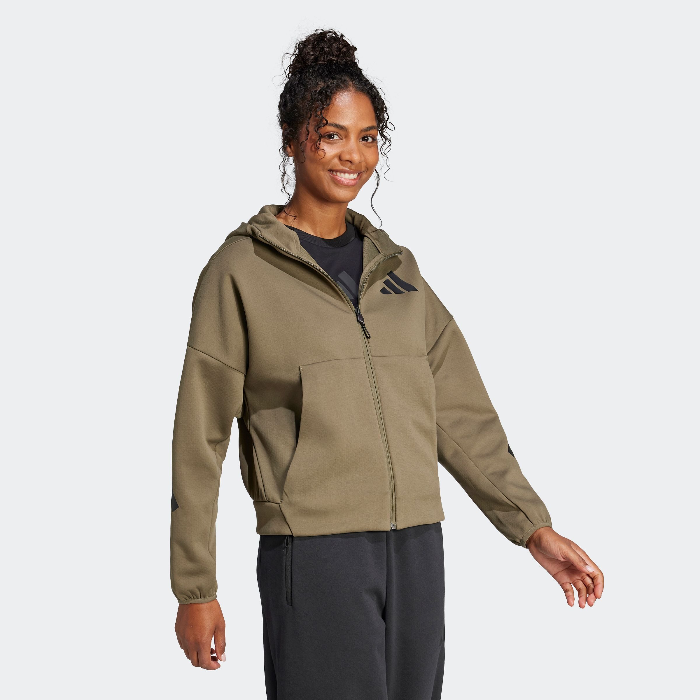 adidas Sportswear Kapuzensweatshirt W Z.N.E. FZ günstig online kaufen