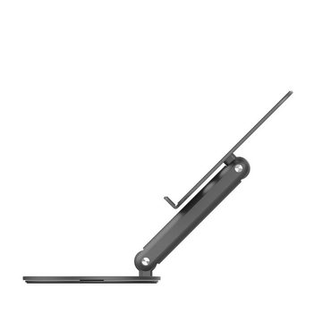 ADAM elements PAD 360, Faltbarer Aluminium Ständer für Tablets / iPad, Grau Tablet-Halterung, (Tablets und iPad Modelle in allen Größen)
