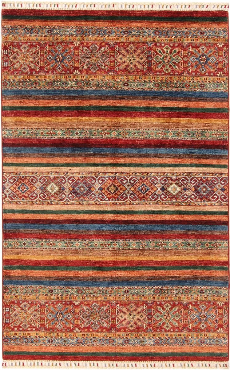 Orientteppich Arijana Shaal 120x190 Handgeknüpfter Orientteppich, Nain Trading, rechteckig, Höhe: 5 mm
