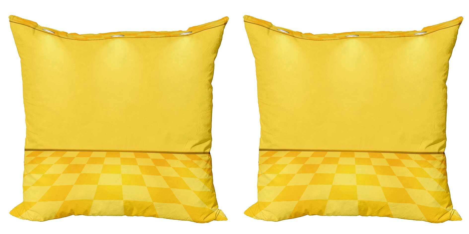 (2 Yellow Accent Lemon Abakuhaus Digitaldruck, Stück), Chess Modern Modern Doppelseitiger Kissenbezüge