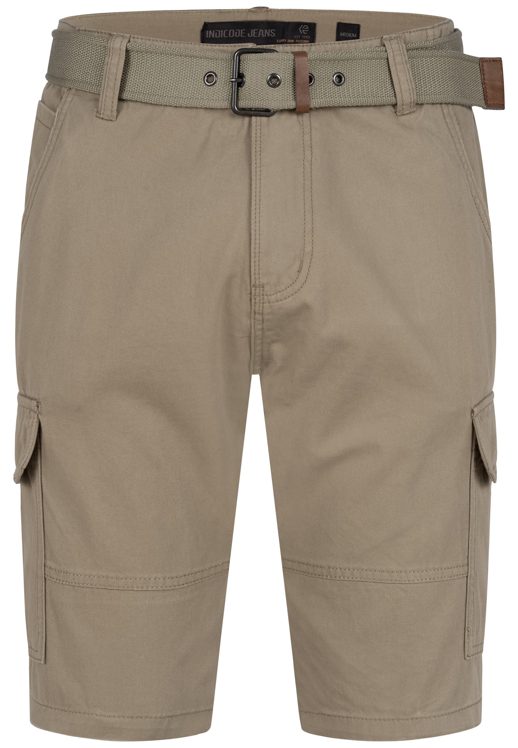 Indicode Cargoshorts Herren Monroe Cargo Cargo Shorts Herrenshorts mit 6 Ta günstig online kaufen