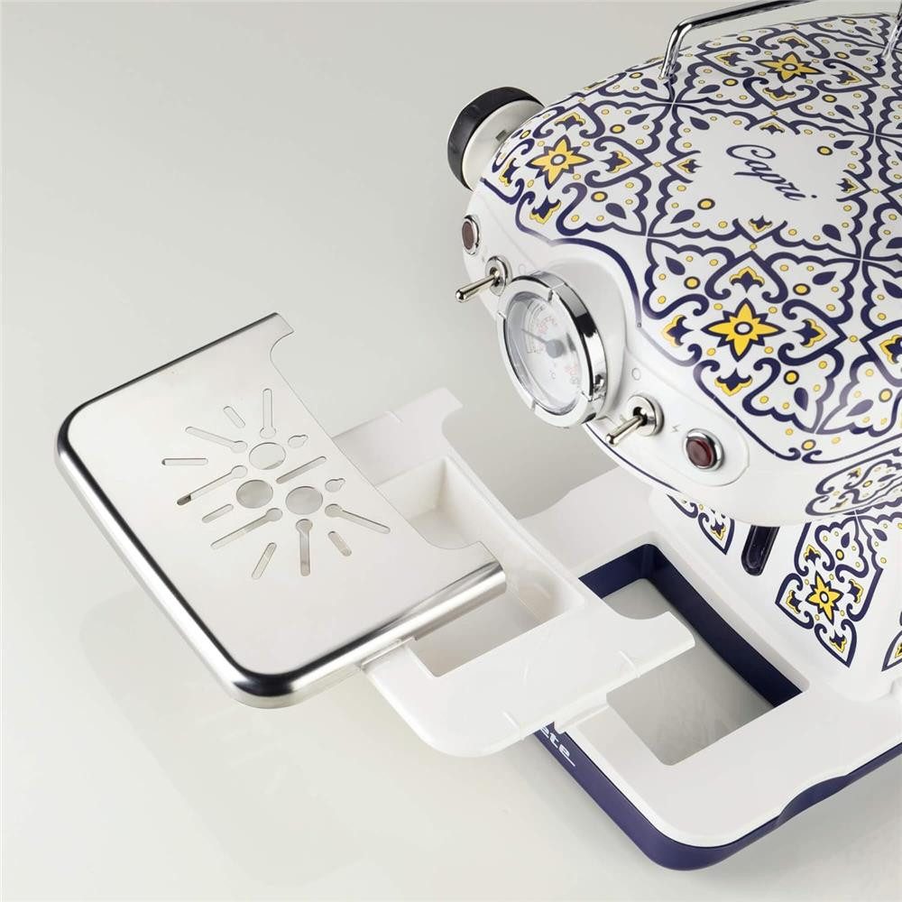 Ariete Espressomaschine 1389 Capri, für Kaffeepulver und Pads 850W blau weiß