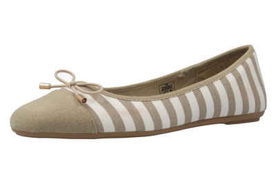 Fitters Footwear 2.514343 Taupe/White Ballerina