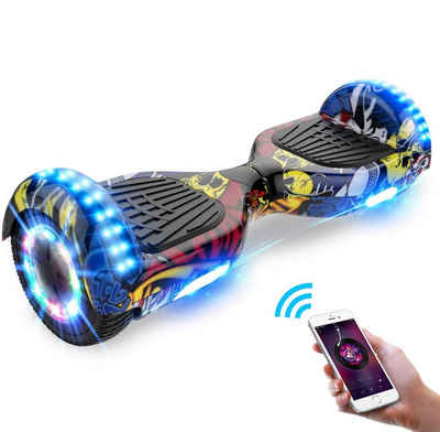 HITWAY Balance Scooter, Hoverboard BalanceScooter 6.5" mit LedLicht Bluetooth