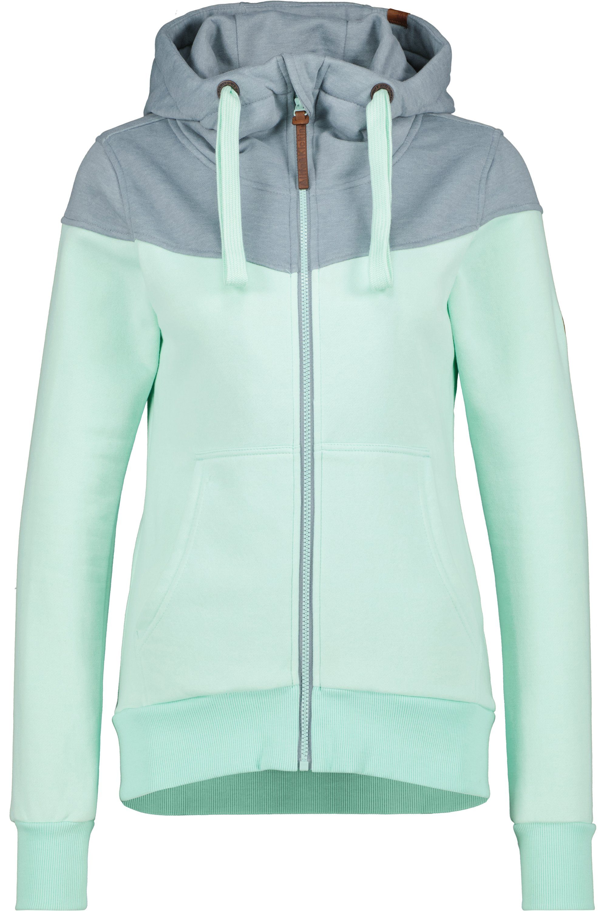 PalinaAK Kickin A Sweatjacket Kapuzensweatjacke, Kapuzensweatjacke Alife & Sweatjacke mint Damen melange