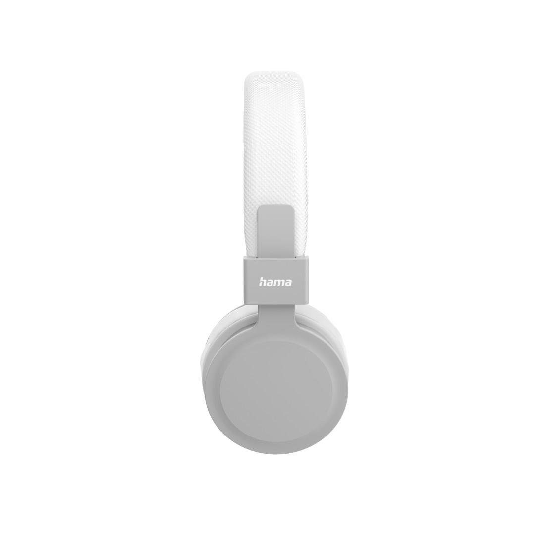 Geräuschisolierung, faltbar) Lit", kompatibel Mikrofon Hama Bluetooth®-Kopfhörer On-Ear, Now, weiß mit (AN-Funktionen, On-Ear-Kopfhörer mit Google faltbar, Siri, "Freedom
