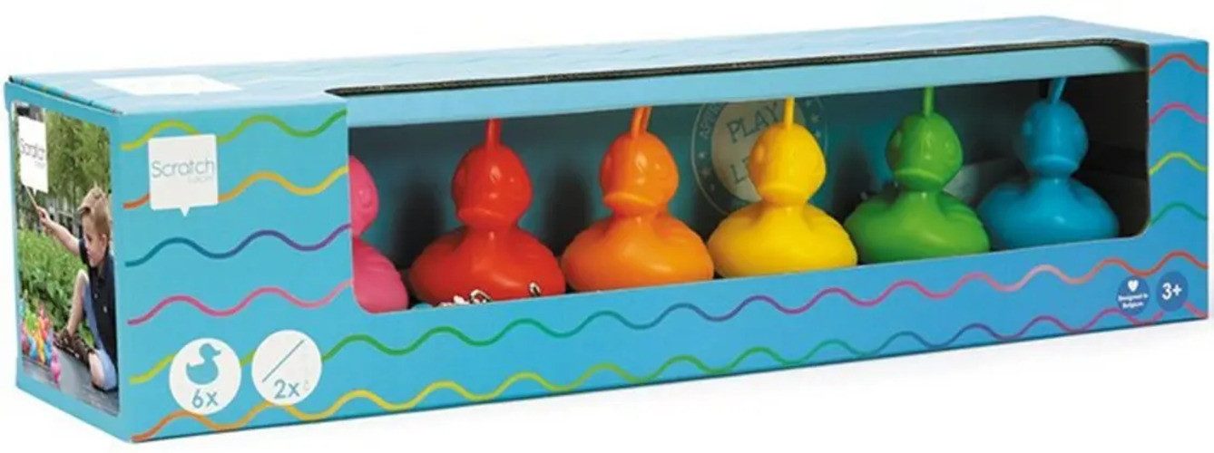 Spiel Angelspiel Enten bunt (Kinderspiel)