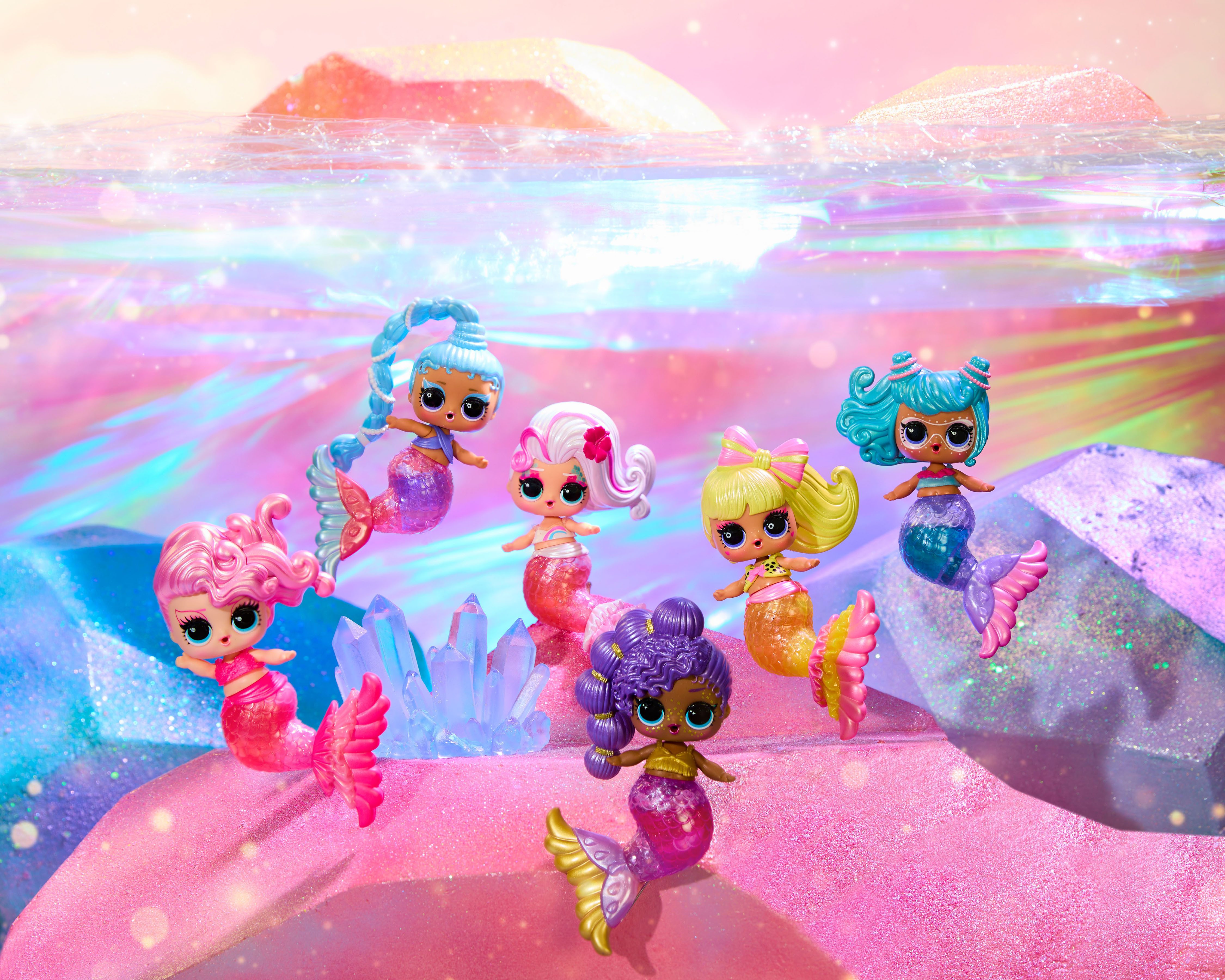 L.O.L. SURPRISE! Anziehpuppe L.O.L. Surprise Mermaids! Makeover Magic Tots, Variante nicht wählbar