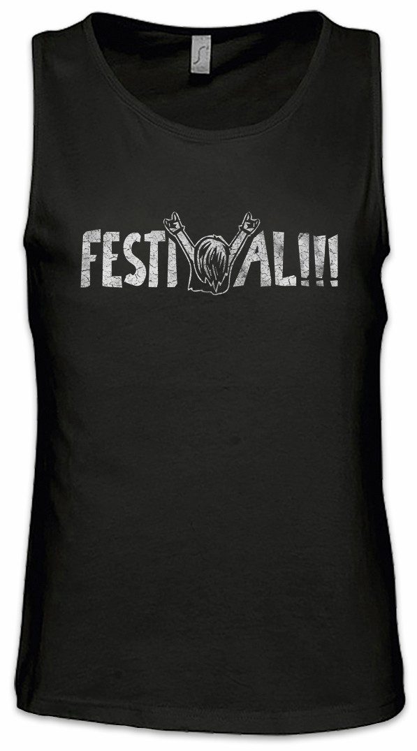 Urban Backwoods Tanktop Festival Ärmelloses T-Shirt Band Punk Death Heavy Metal Hard Skulls Teacher Rock Konzert 30