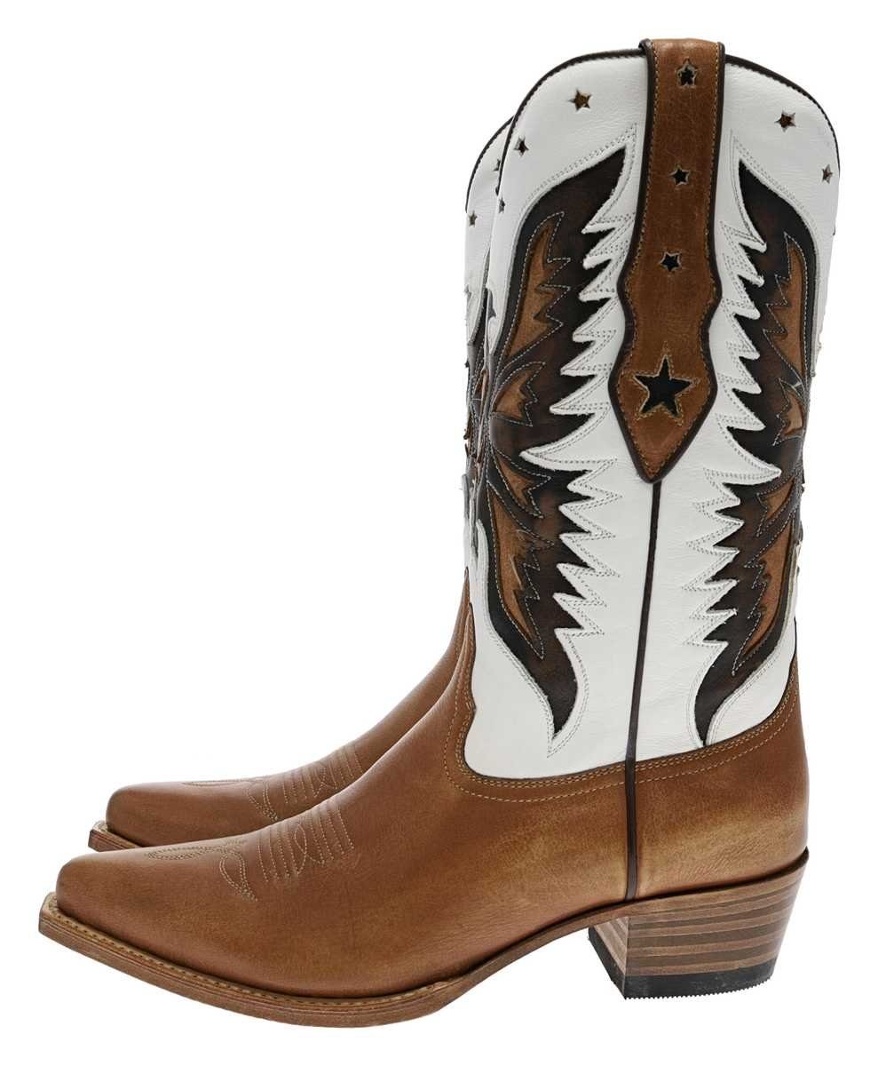 Sendra Boots 5514 ROSMY Braun Weiss günstig online kaufen