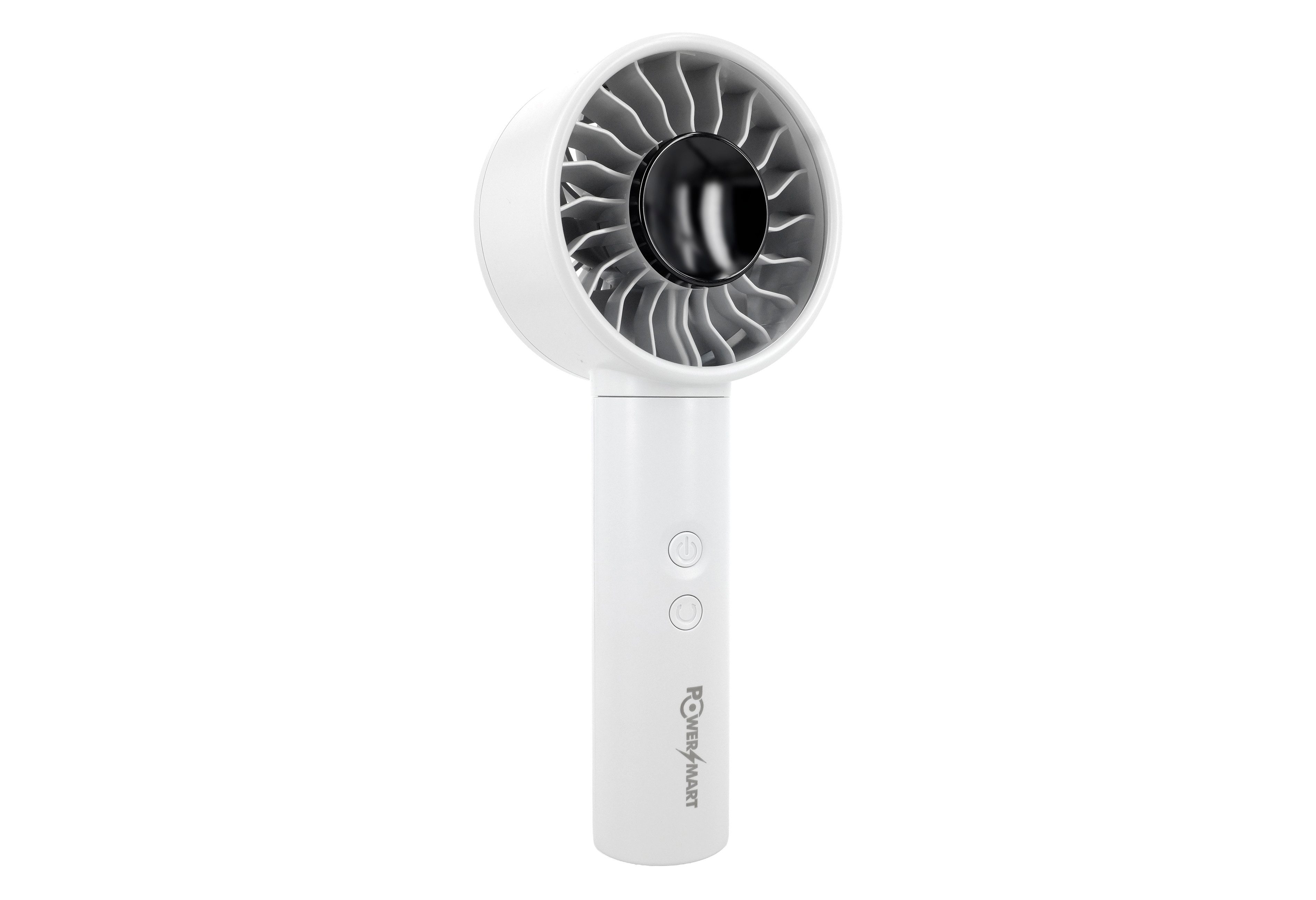 PowerSmart Handventilator 4500mAh-Akku, automatische Kopfbewegung um 90 Grad
