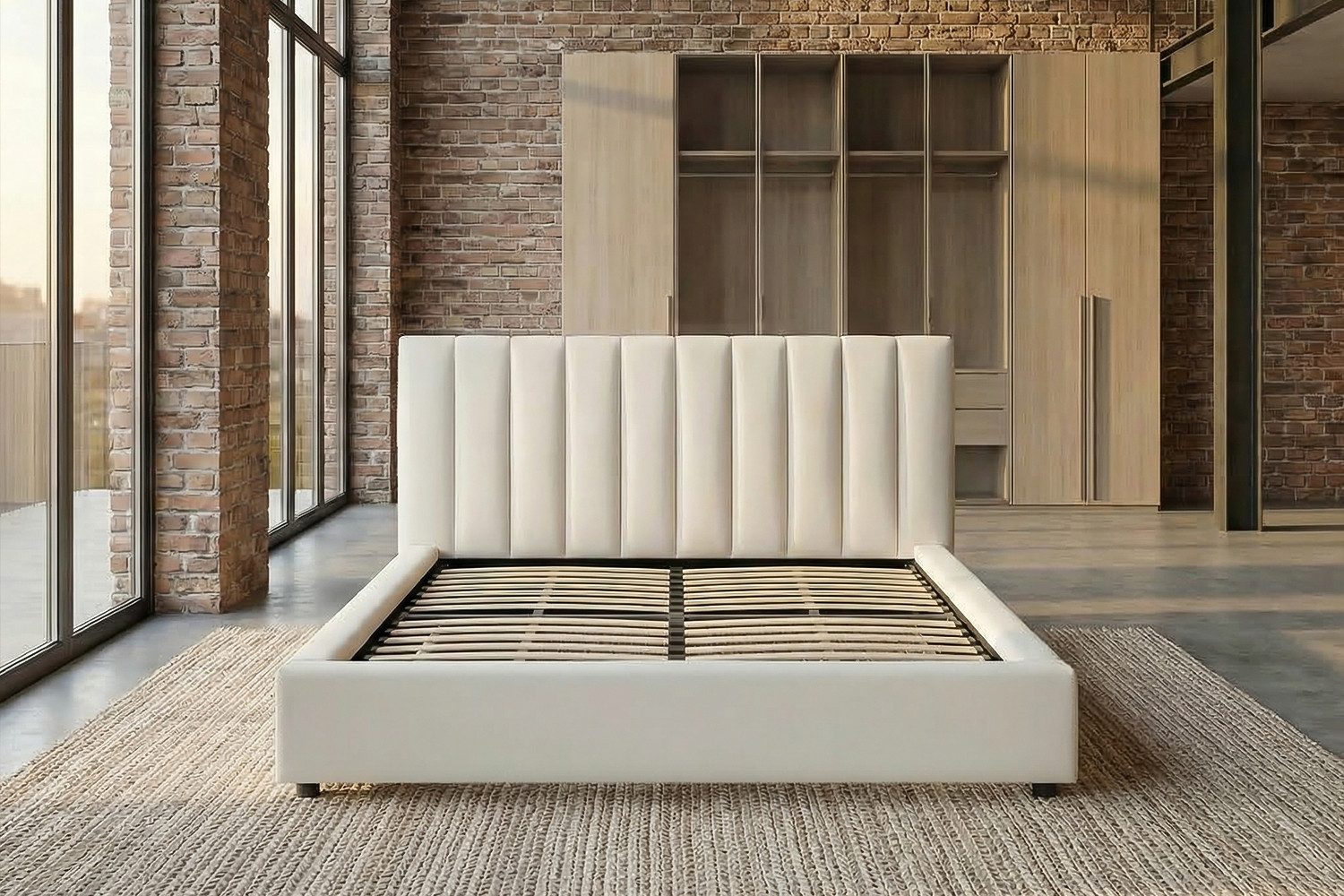 KAWOLA Polsterbett CATTURA Velvet - Modernes Design - Schlafzimmer Highlight, Inklusive Lattenrost 3-fach höhenverstellbar - Stil trifft Komfort