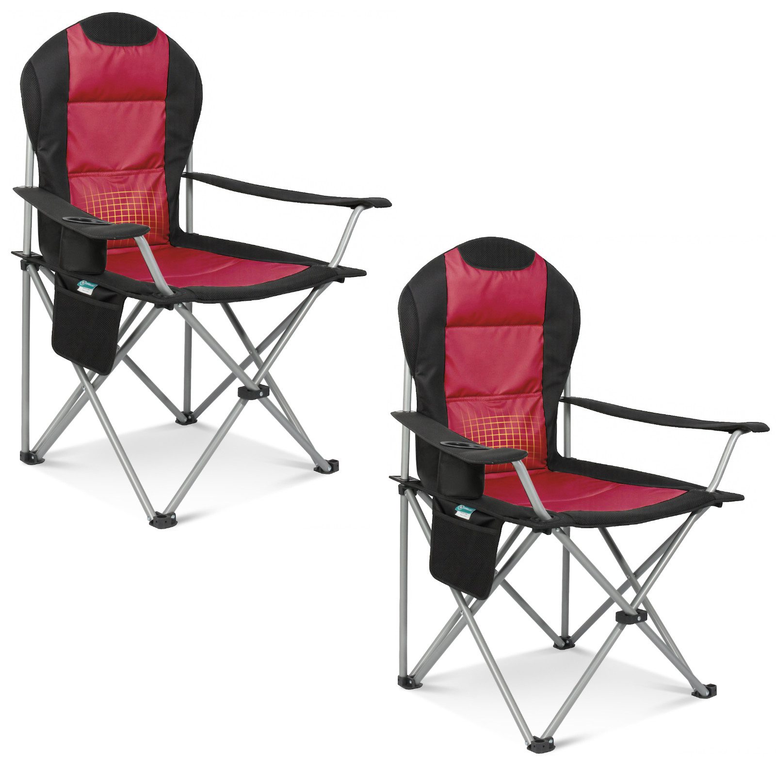 HOMECALL Campingstuhl Hochlehner 108cm mit Lendenwirbelstütze günstig online kaufen