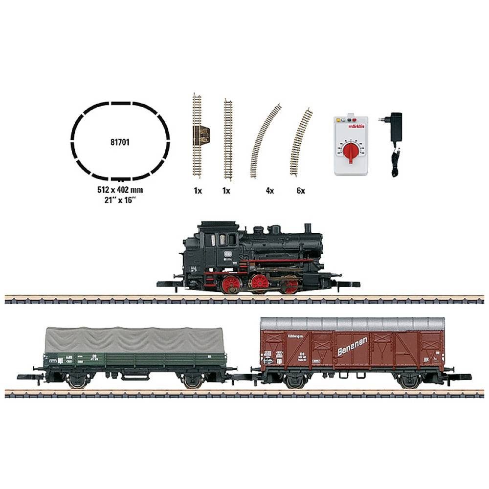 Märklin Modelleisenbahn Startpaket Z Start-Set Güterzug der DB