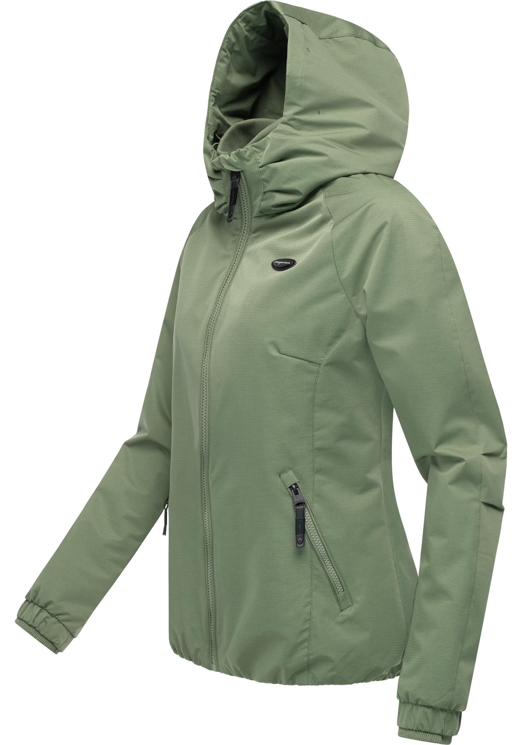 Ragwear Outdoorjacke Dizzie Tech Wasserdichte Damen Übergangsjacke mit groß günstig online kaufen