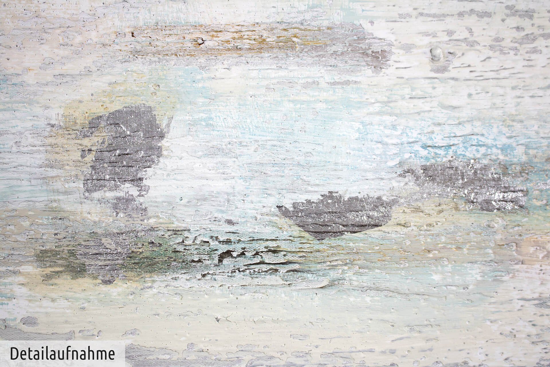 Wolkenmeer 120x80 Gemälde das HANDGEMALT KUNSTLOFT Wohnzimmer Wandbild Leinwandbild cm, 100% Durch