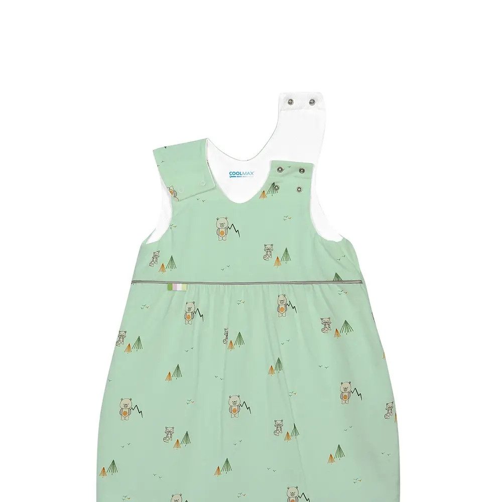 Odenwälder Babyschlafsack timmi cool Jersey-Schlafsack Gr. 110, TwoFriends greenery