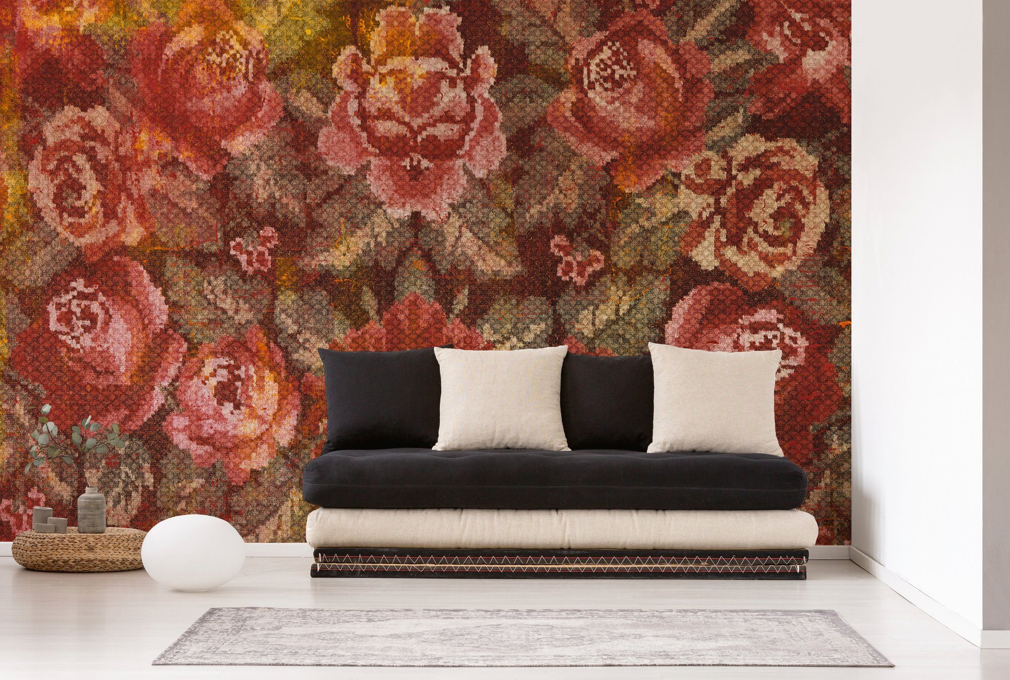 Architects Paper Fototapete Atelier 47 Folklore 1, glatt, floral, (4 St), Vlies, Wand, Schräge, Decke