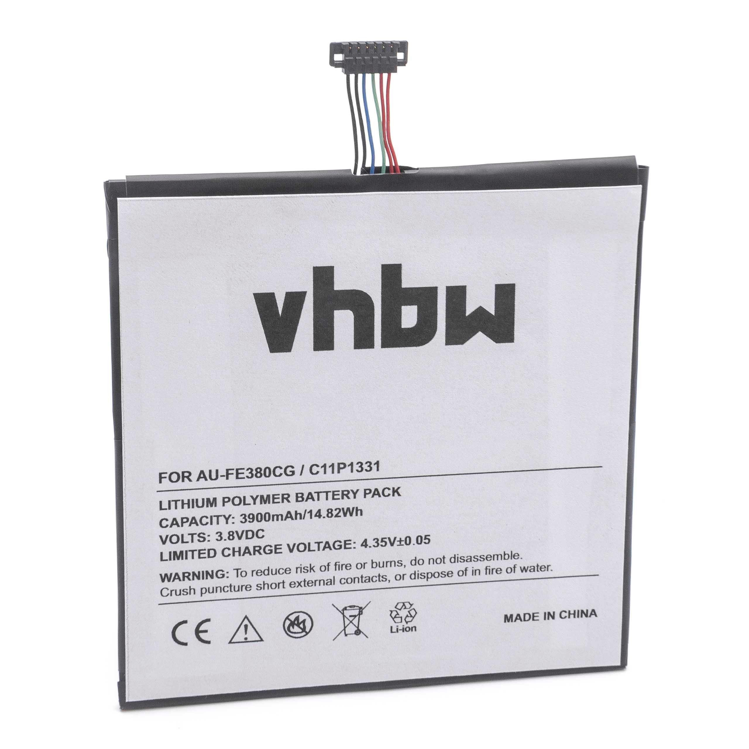 vhbw kompatibel mit Asus Fonepad FE380CG, 8 Tablet-Akku Li-Polymer 3900 mAh (3,8 V)