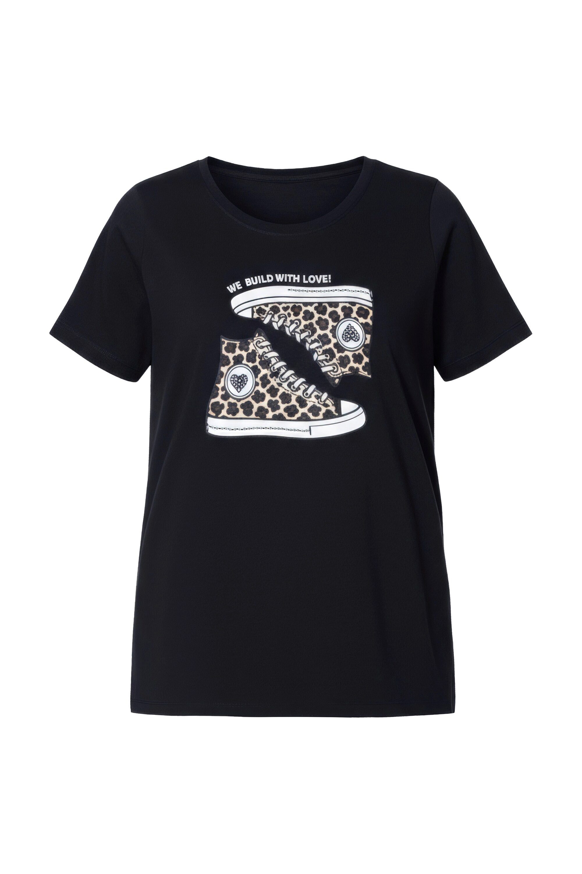 Angel of Style T-Shirt T-Shirt Komfort Fit Sneaker-Motiv Halbarm günstig online kaufen