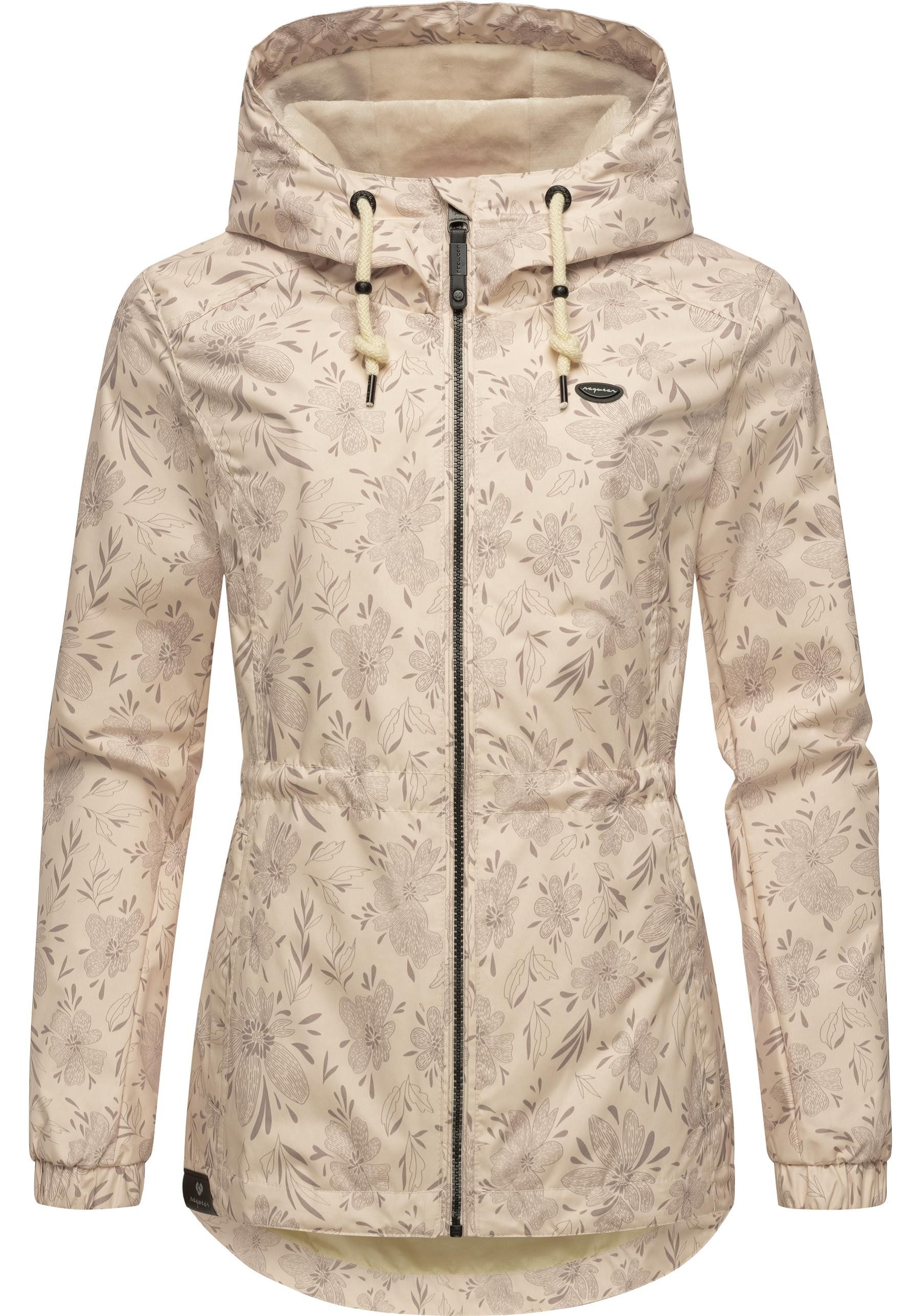 Ragwear Outdoorjacke Dankka Spring Wasserdichte Damen Jacke mit floralem Al günstig online kaufen