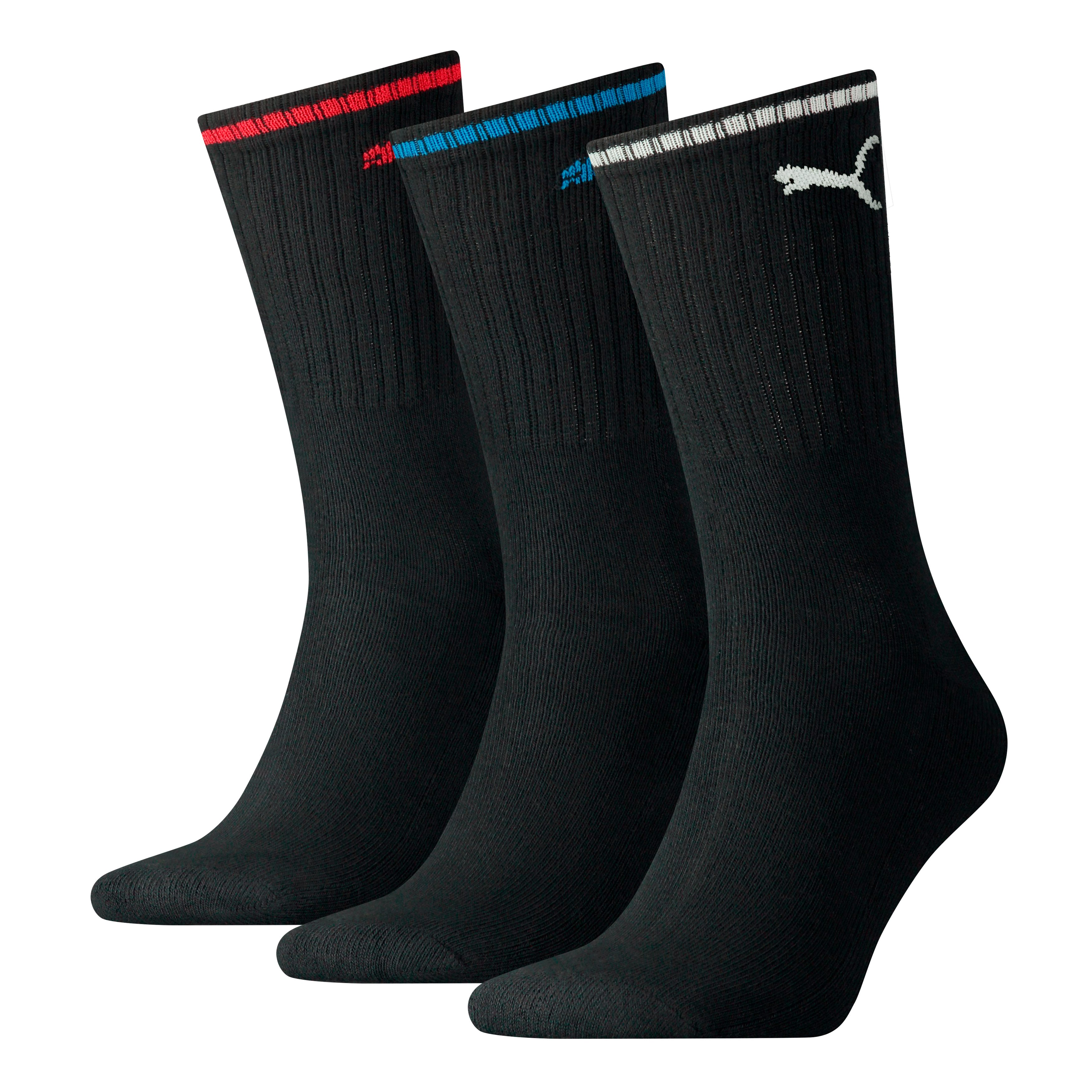 PUMA Sportsocken PUMA UNISEX STRIPED CREW SOCK 3P (3-Paar) Komfort-Bund, Fr günstig online kaufen