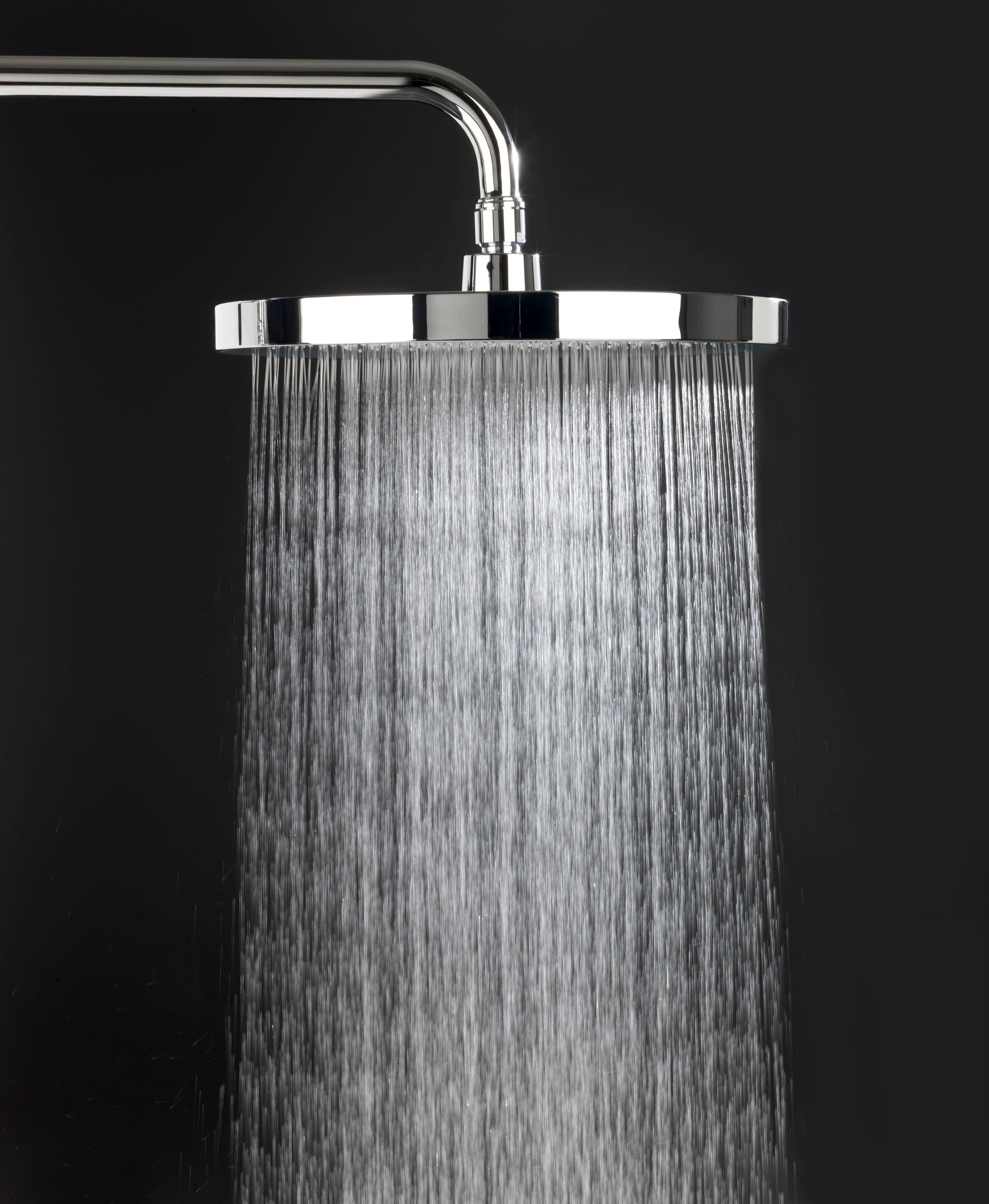 WENKO Kopfbrause Softwater, (1-tlg), Chrom/Schwarz, Ø günstig online kaufen
