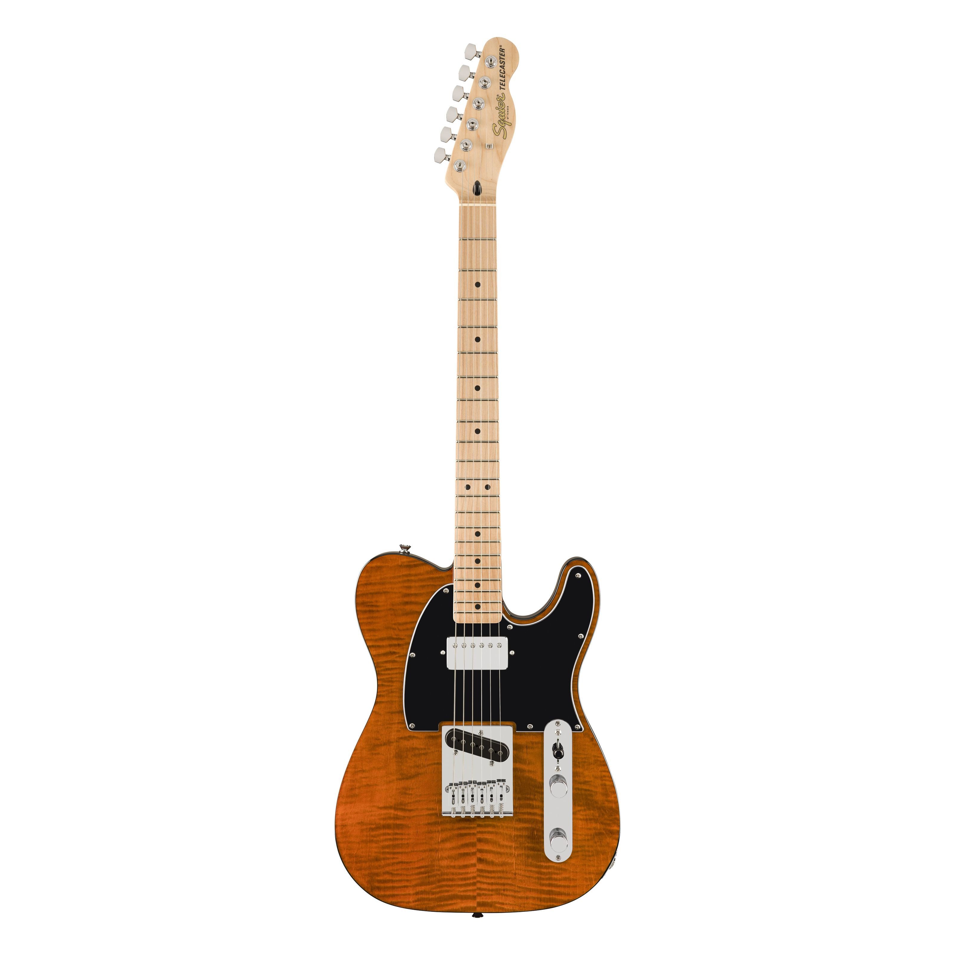 Squier E-Gitarre, E-Gitarren, T-Modelle, Affinity Telecaster FMT SH MOC Mocha - E-Gitarre