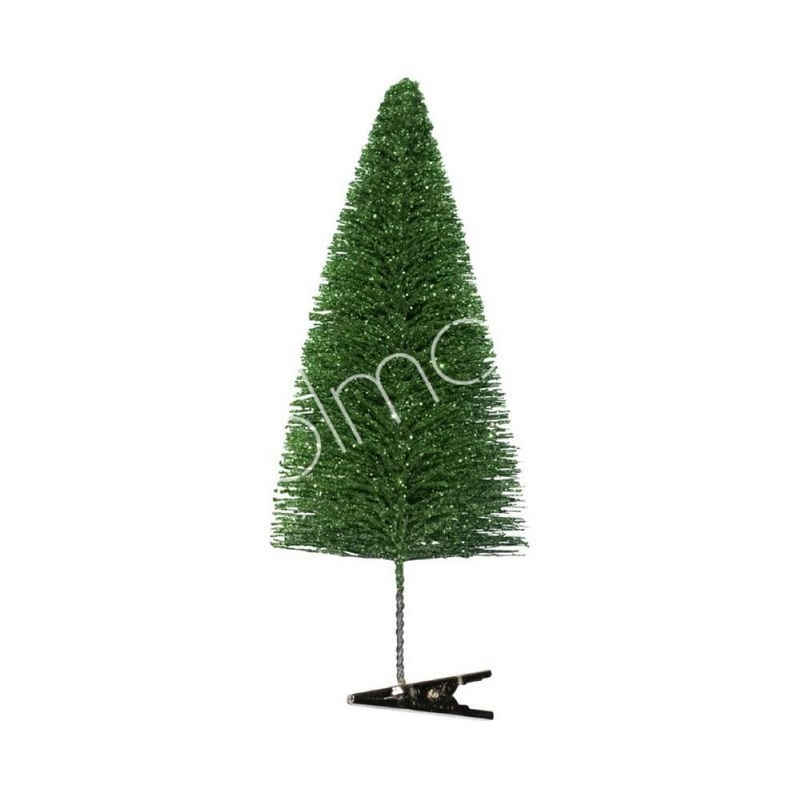 colmore Künstlicher Weihnachtsbaum 6er Set Mini Tannenbaum mit Klammer Grün Glitzer Colmore, Tannenbaum, 6er Set