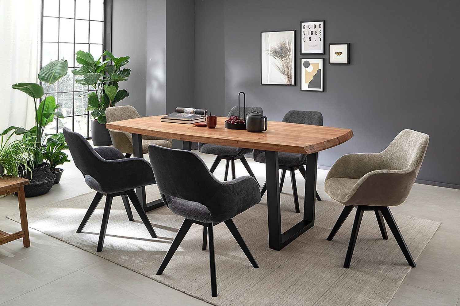 MCA living Schalenstuhl in cappuccino - 56x86x64 (BxHxT)