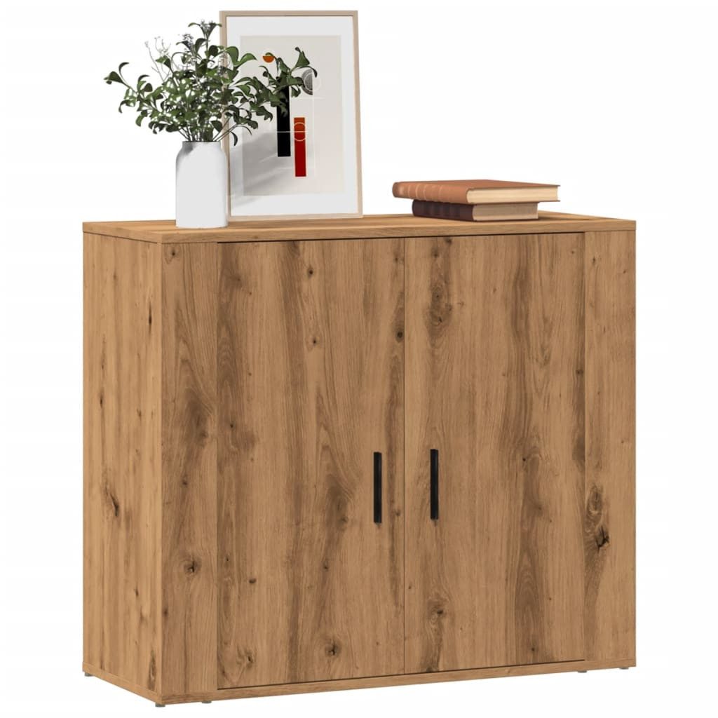vidaXL Sideboard Sideboard Artisan-Eiche 80x33x70 cm günstig online kaufen
