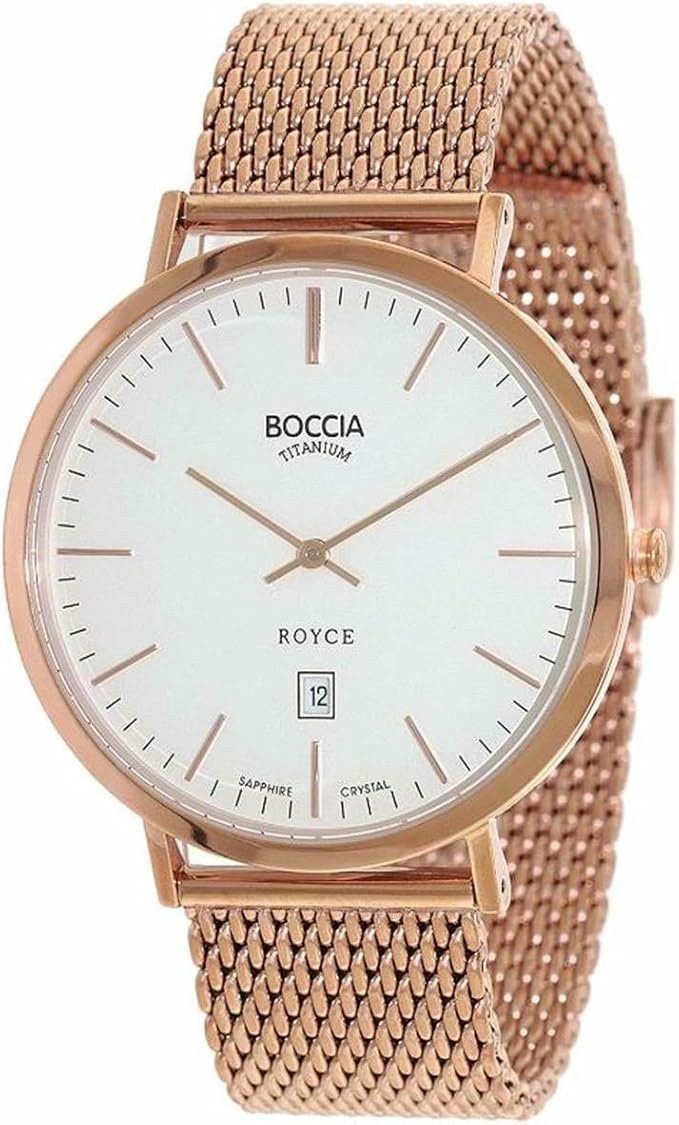 Boccia Mechanische Uhr Analoguhren für Erwachsene, (1-tlg., Mechanische Uhr)