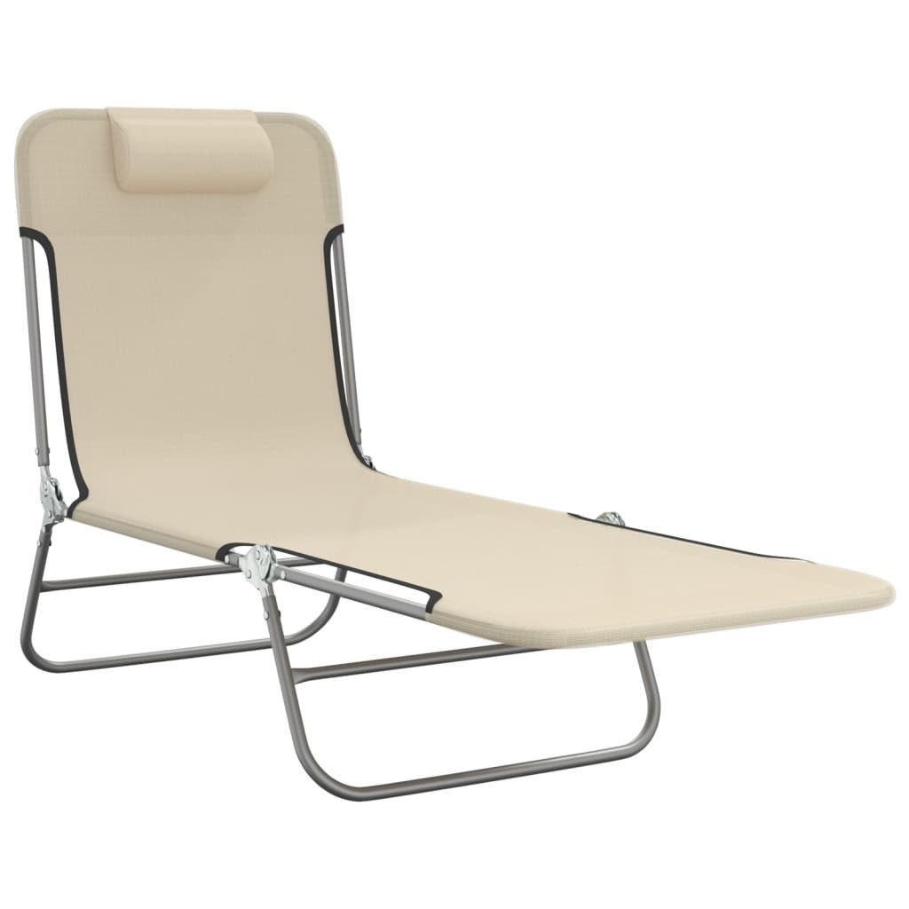 vidaXL Gartenliege Sonnenliegen Klappbar 2 Stk. günstig online kaufen
