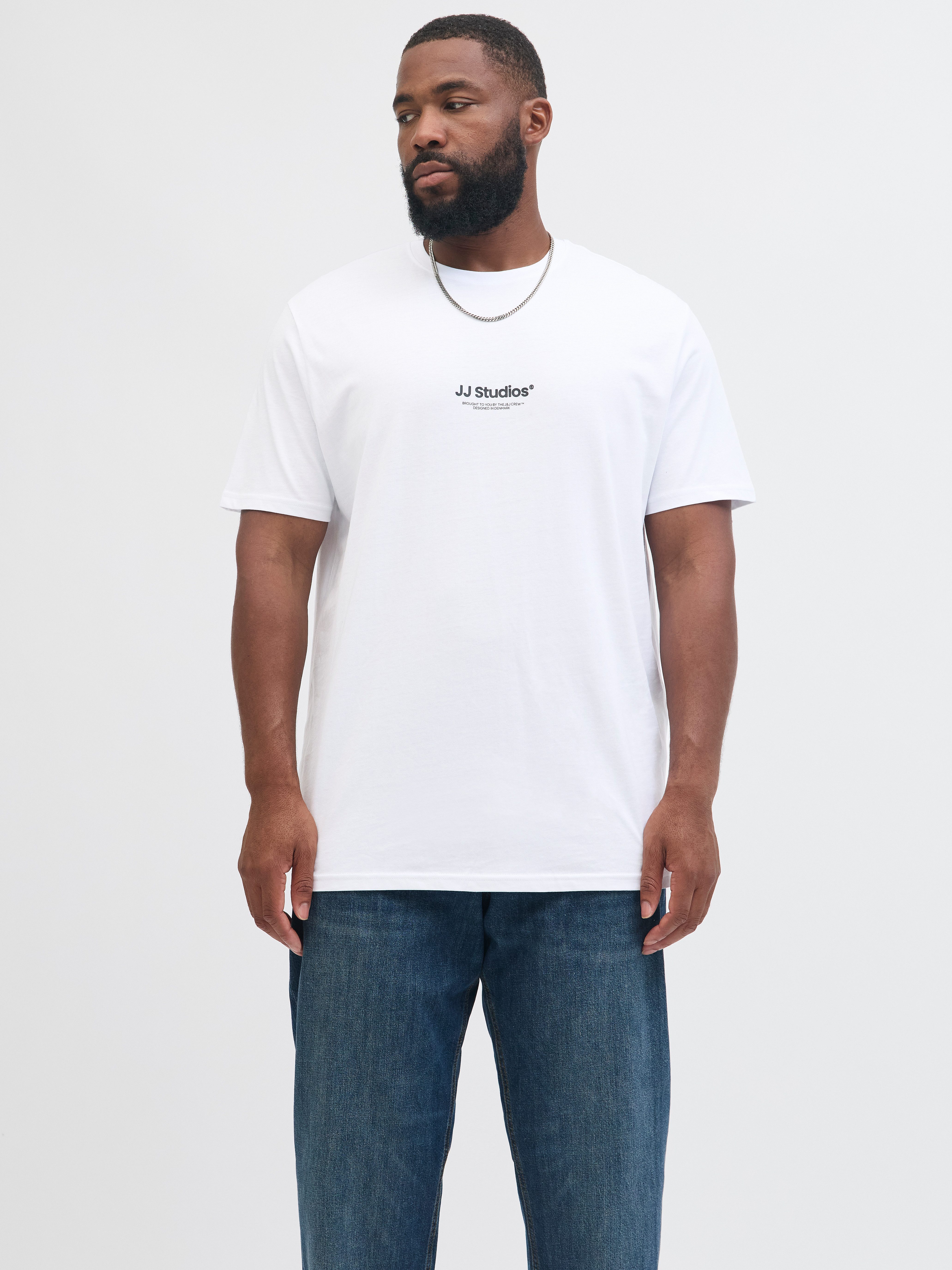 Jack & Jones PlusSize T-Shirt JJESOHO TEE SS CREW NECK NOOS PLS mit Logobra günstig online kaufen