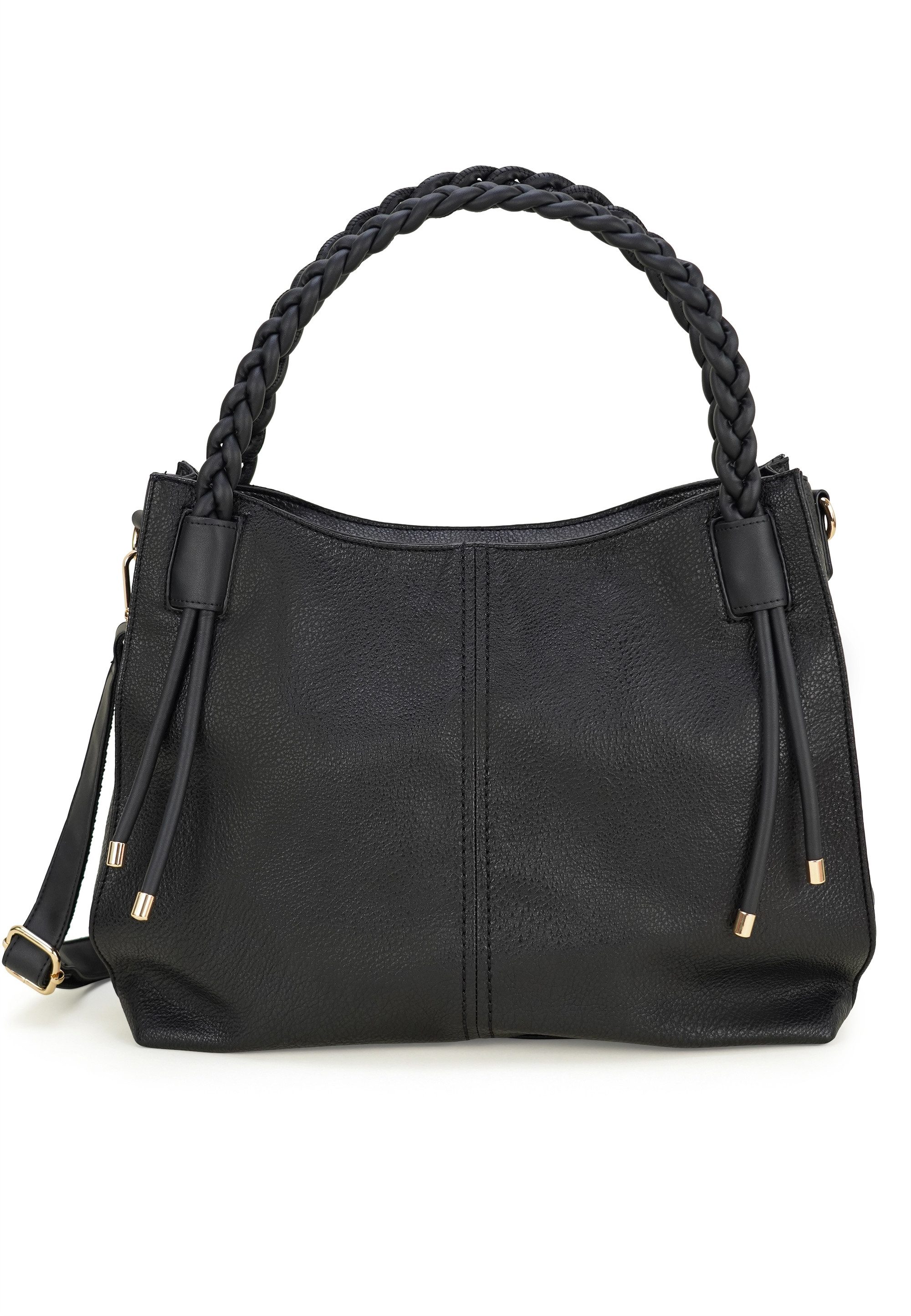 Harpa Schultertasche MARQUIS, mit geflochtenen Doppelgriffen