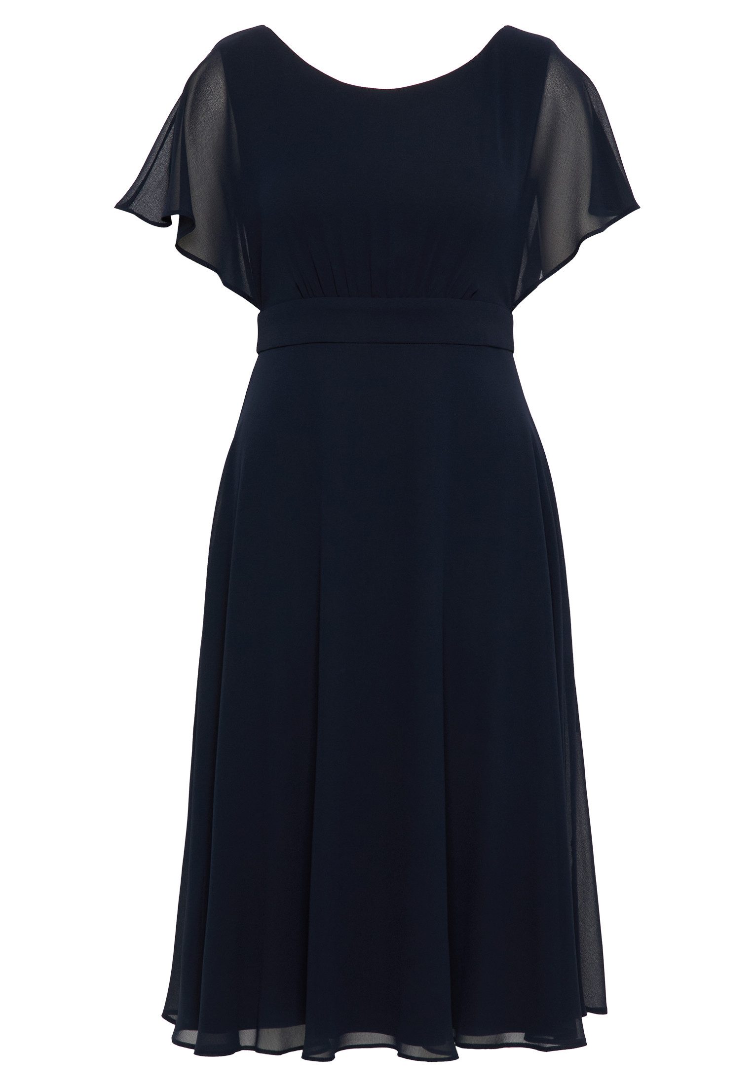 Vera Mont Cocktailkleid "Damen Cocktailkleid kurzarm" Ohne Tasche Raffung günstig online kaufen