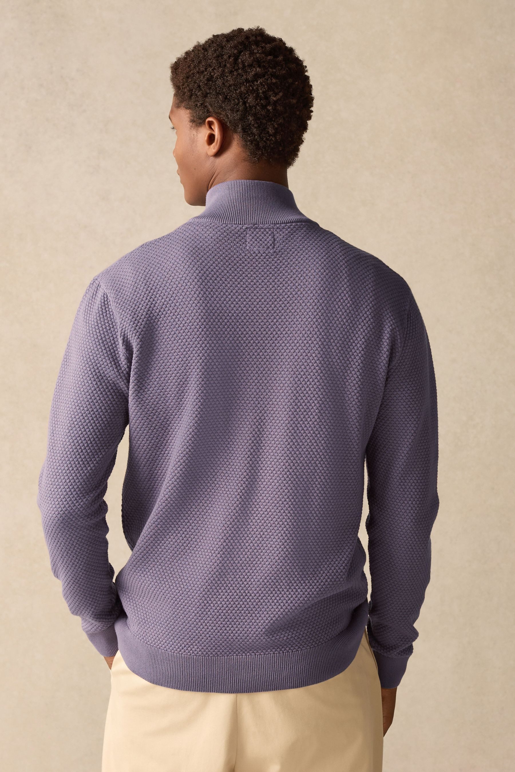 Next Troyer Strukturierter Regular Fit Troyer günstig online kaufen