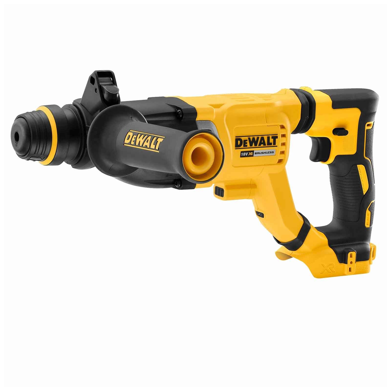 DeWalt Akku-Kombibohrhammer max. mit und Basisversion Tiefenanschlag / Akku Vibrationsgedämpftem (Transportkoffer, Netzteil), 18V, Bohr-Ø DCH263NK-XJ 1165 max. Metall Max. Zusatzhandgriff, SDS-plus, & (bürstenlos) Bohr-Ø Beton 28/13/30, U/min, (ohne