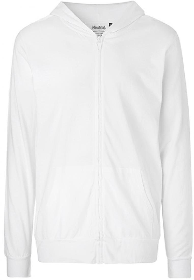 Sweatjacke Unisex Jersey Hoodie with Zip / Doppelt gefütterte Kapuze