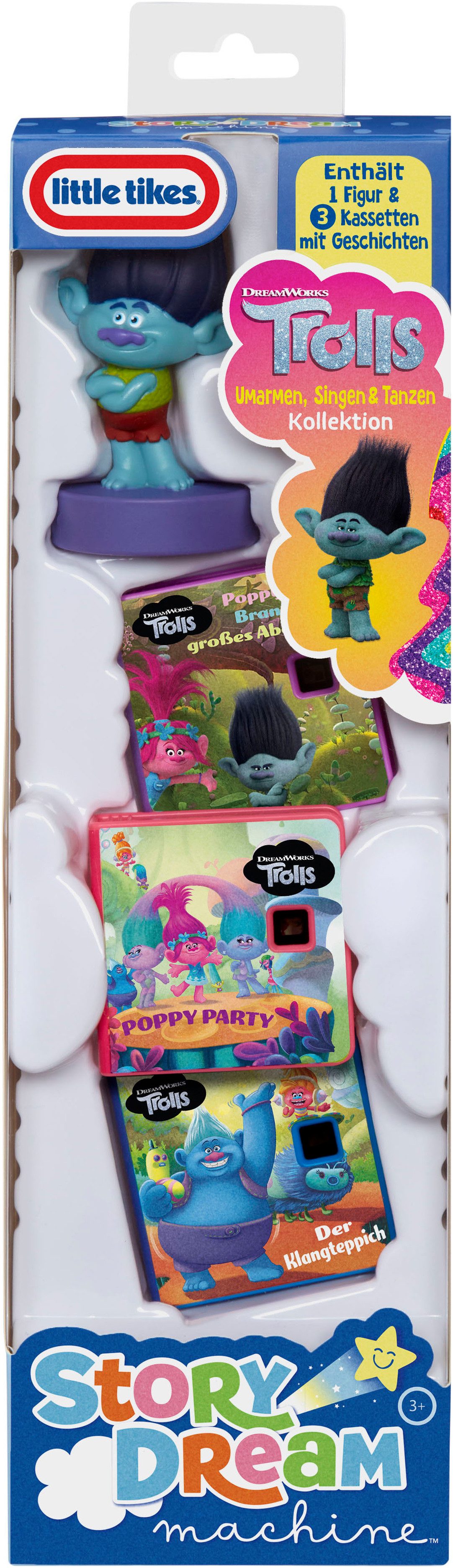 Little Tikes® Hörspielkassette Story Dream Machine, Trolls Kollektion, (Set, 4-St), passend für Story Dream Machine