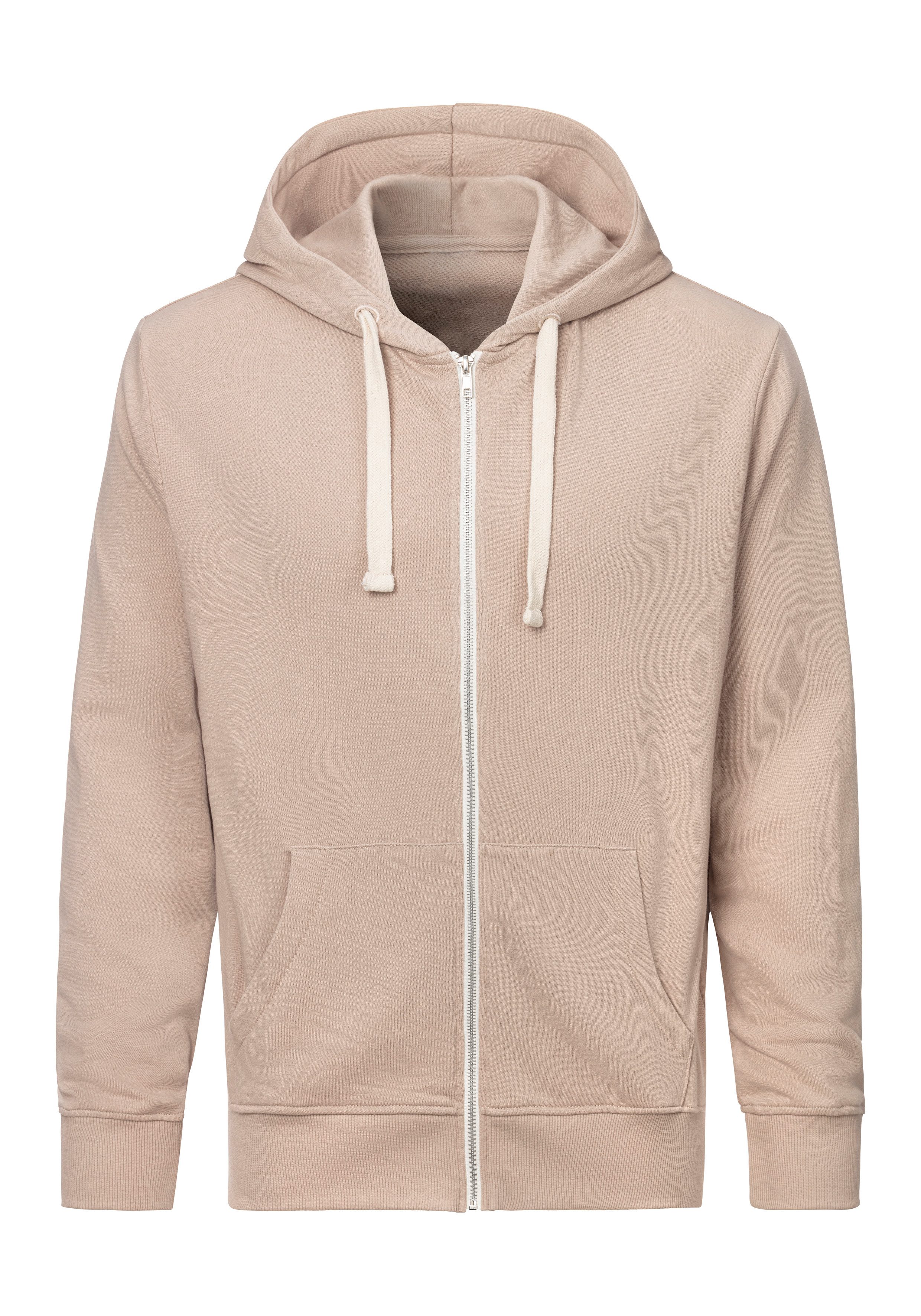 KangaROOS Kapuzensweatjacke mit Kapuze, kontrast Zipper und kontrast Bänder günstig online kaufen